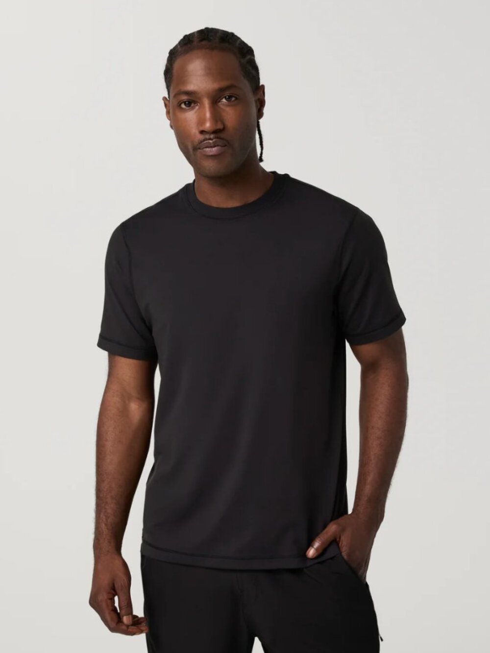 Vuori Black Short Sleeve Crewneck Tee